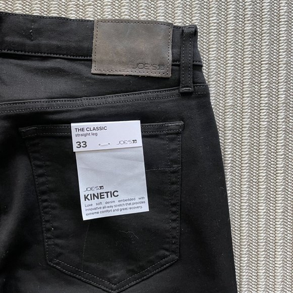 Joe's Jeans Kinetic The Classic Straight Leg - Size 33 / Griffith (Black) - Picture 8 of 12